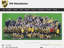 Tablet Screenshot of p99.ifkhassleholm.se