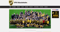 Desktop Screenshot of p95.ifkhassleholm.se